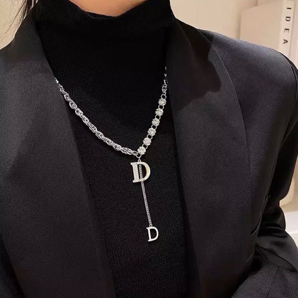 Stunning Necklace Micro Zircon Gold Or Silver Color